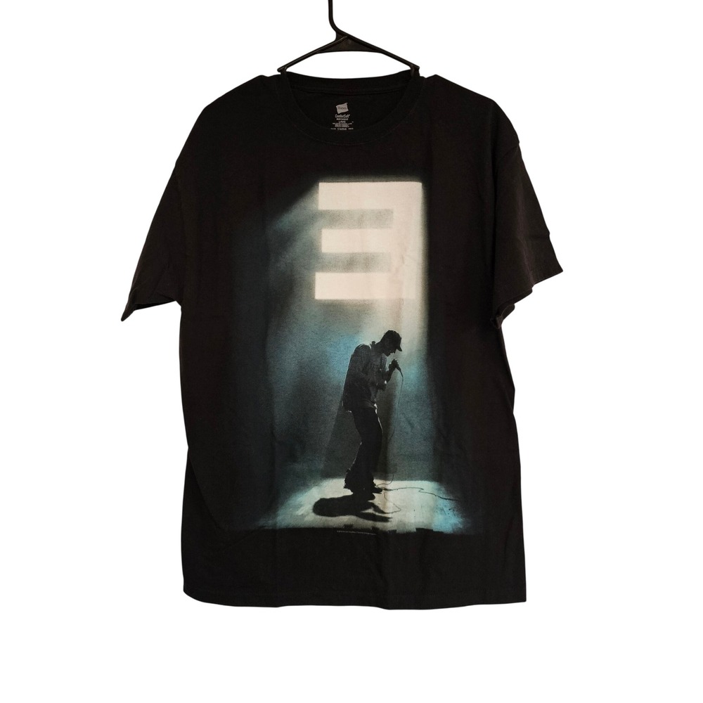 Eminem 2012 Concert Graphic‎ T Shirt Black Hanes ComfortSoft Heavyweight L